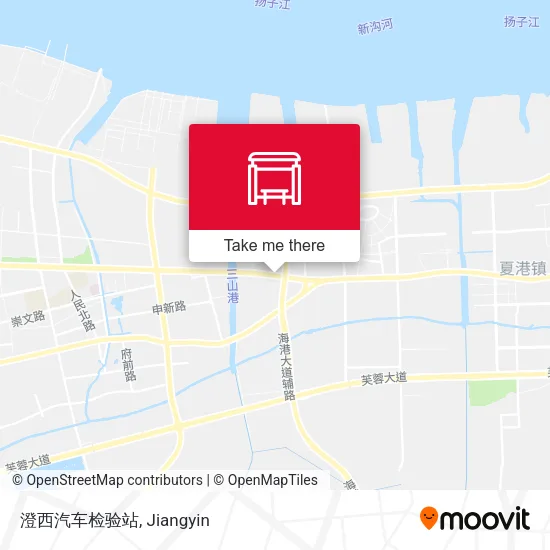 澄西汽车检验站 map