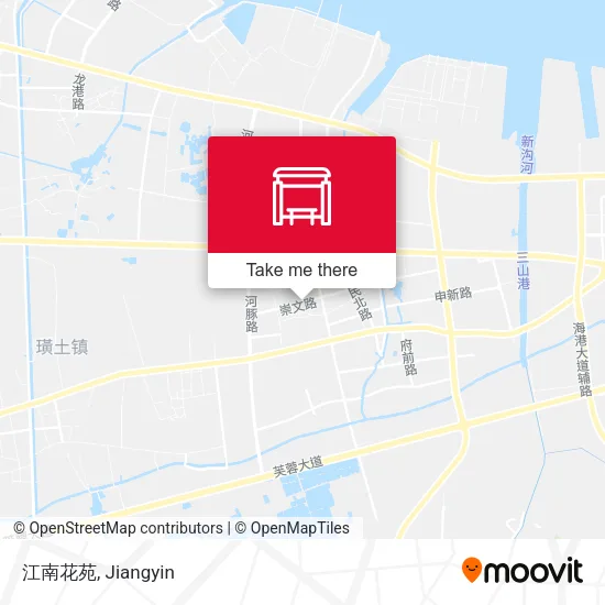 江南花苑 map