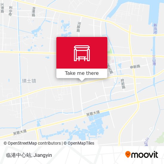 临港中心站 map