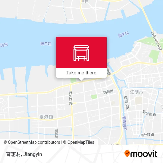 普惠村 map