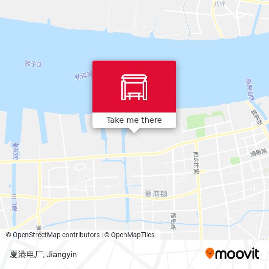 夏港电厂 map