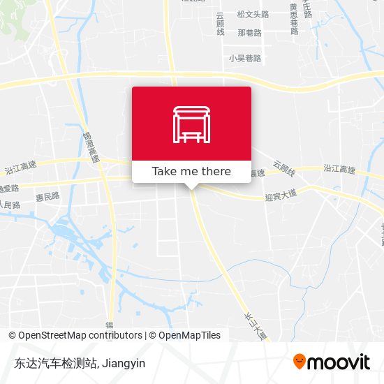 东达汽车检测站 map