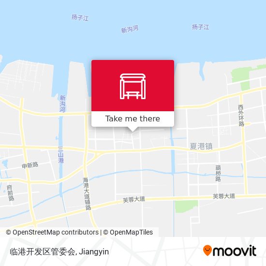 临港开发区管委会 map