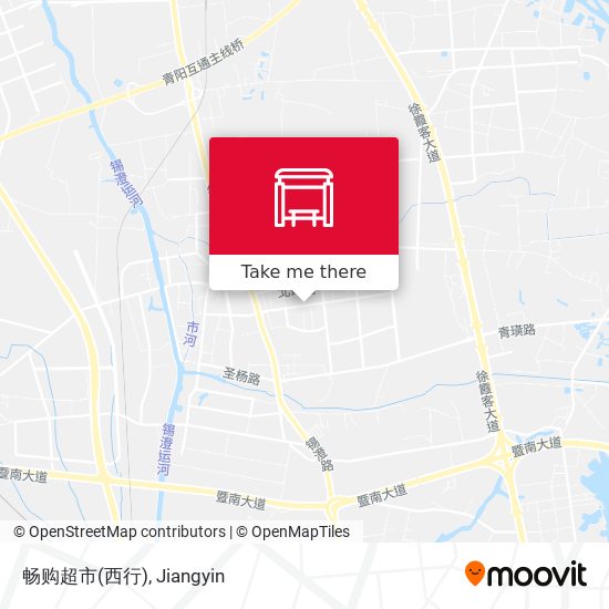 畅购超市(西行) map