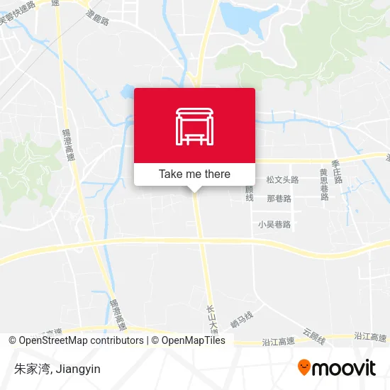 朱家湾 map