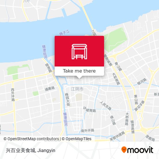 兴百业美食城 map