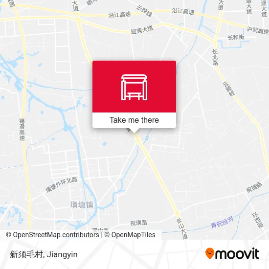 新须毛村 map