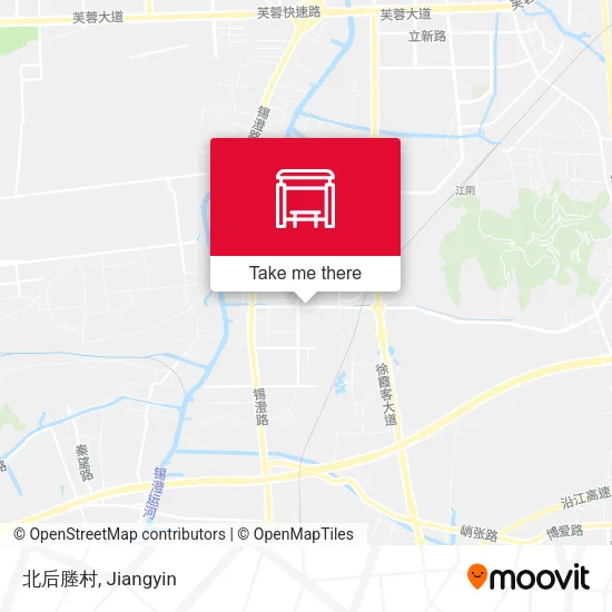 北后塍村 map