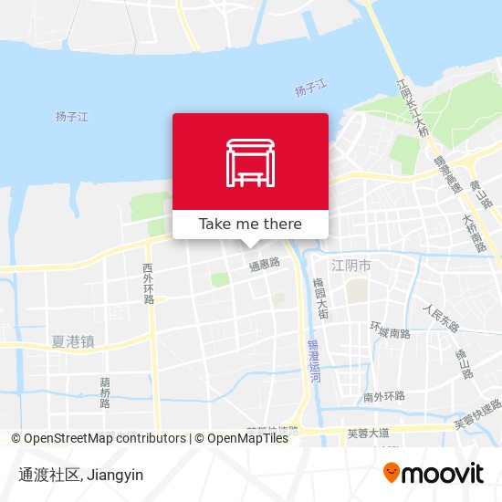 通渡社区 map