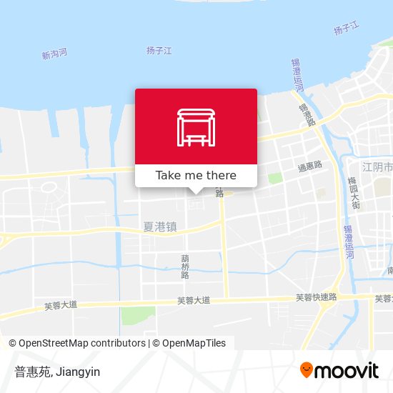 普惠苑 map