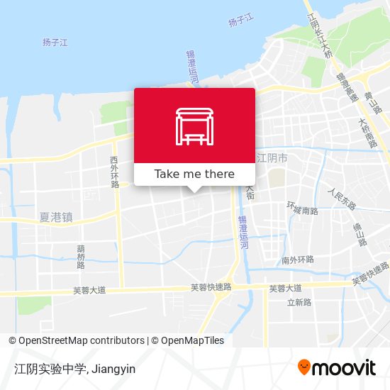 江阴实验中学 map