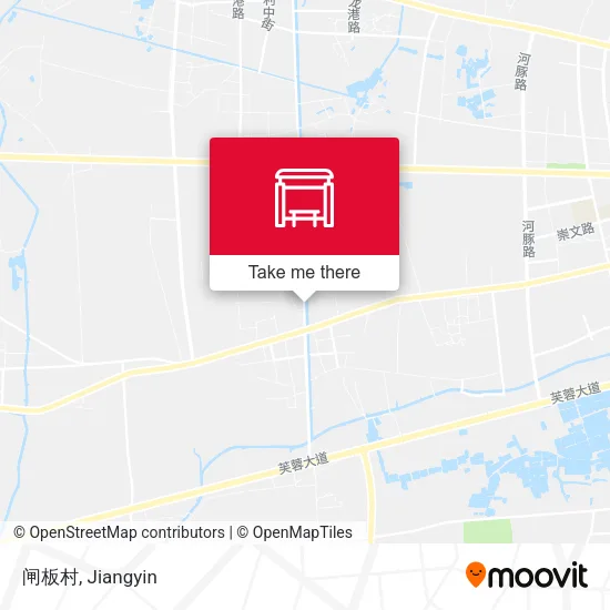 闸板村 map