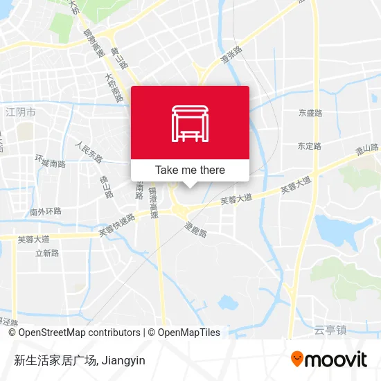 新生活家居广场 map