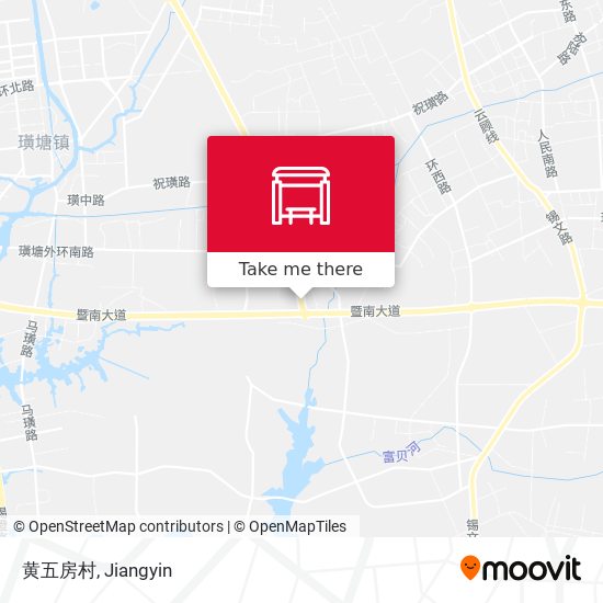 黄五房村 map