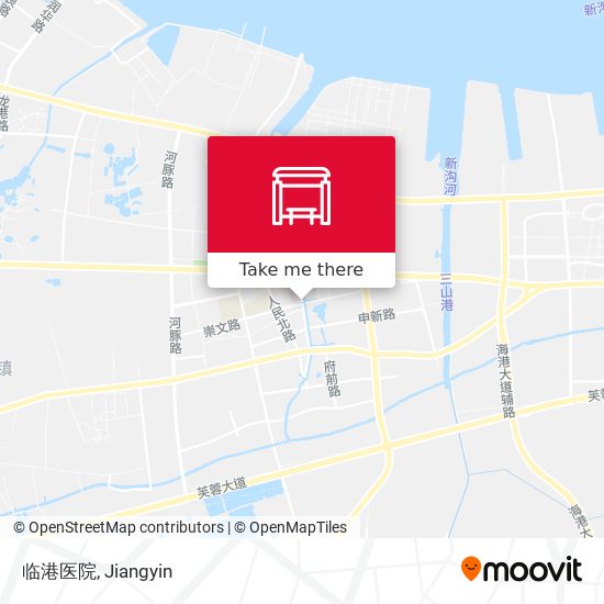 临港医院 map