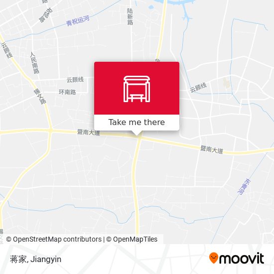 蒋家 map