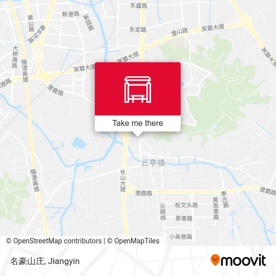 名豪山庄 map