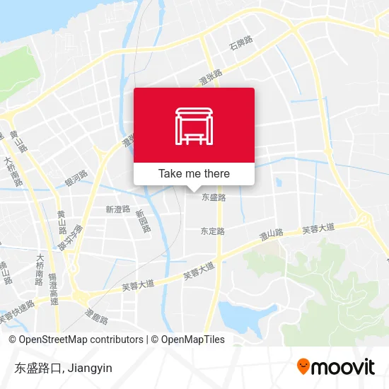 东盛路口 map