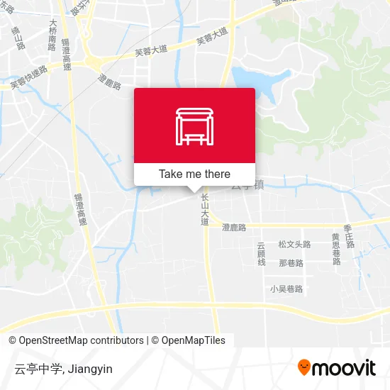 云亭中学 map