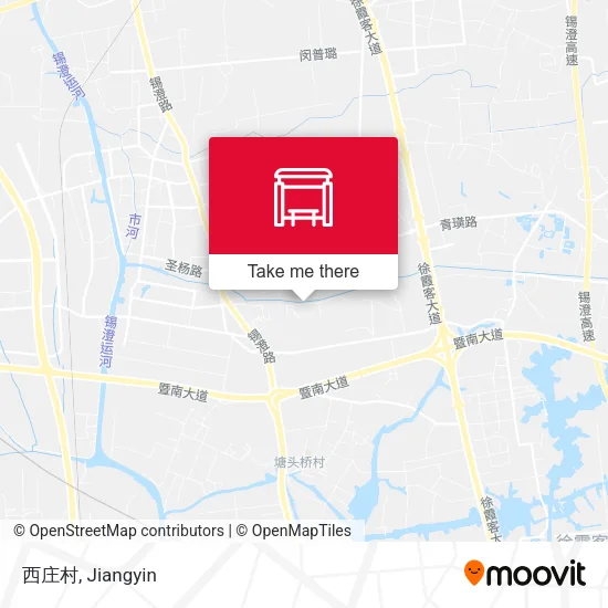 西庄村 map