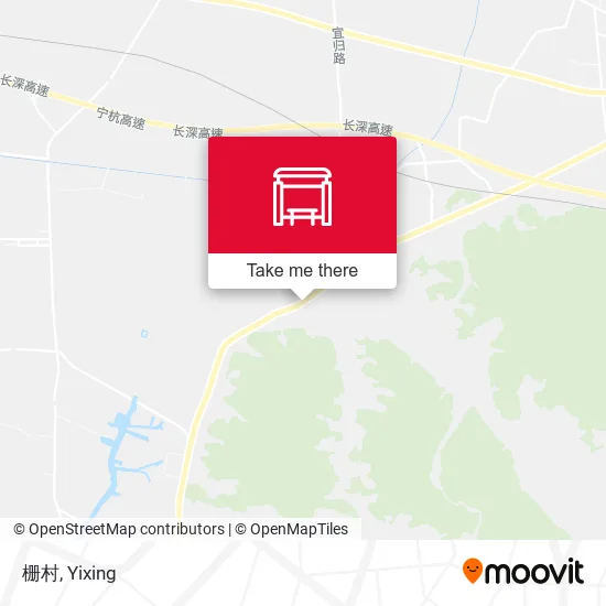 栅村 map