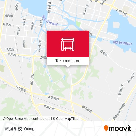 旅游学校 map