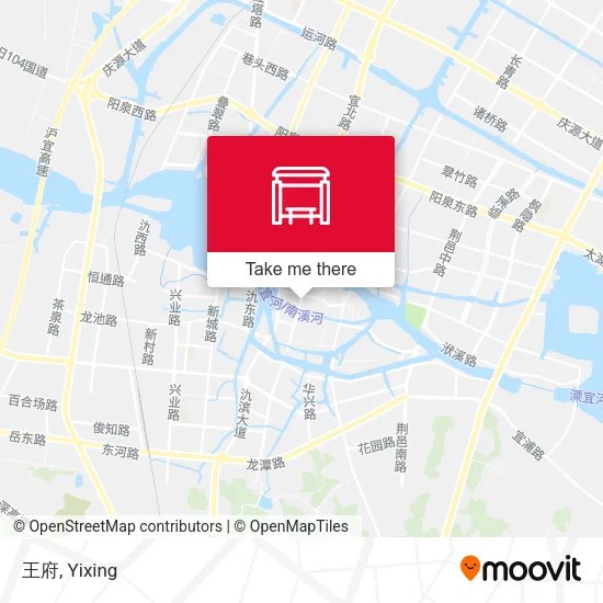 王府 map