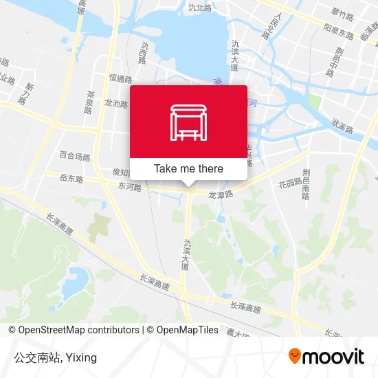 公交南站 map