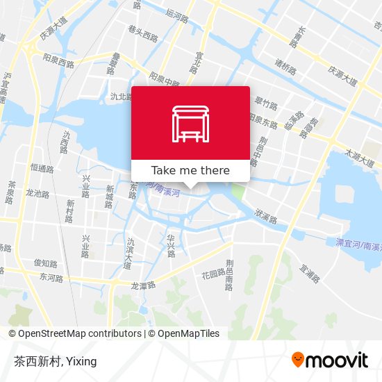 茶西新村 map