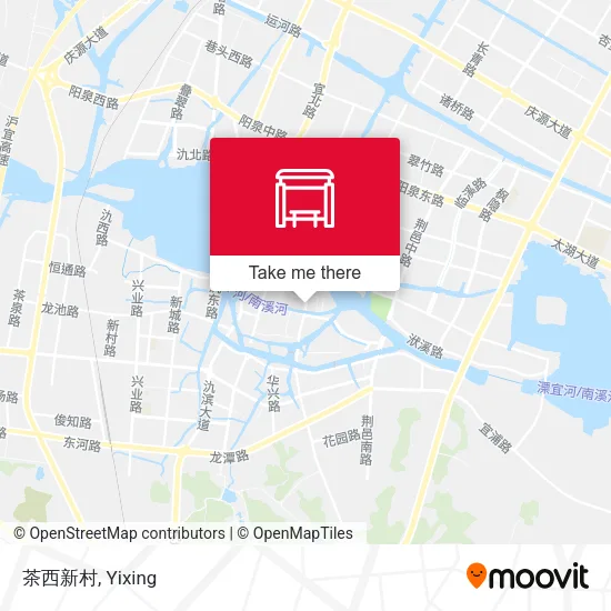 茶西新村 map