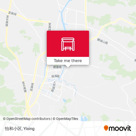 怡和小区 map