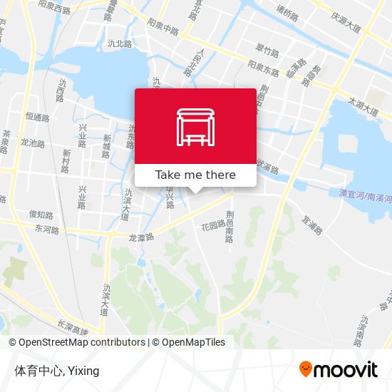 体育中心 map