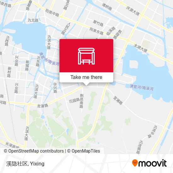 溪隐社区 map