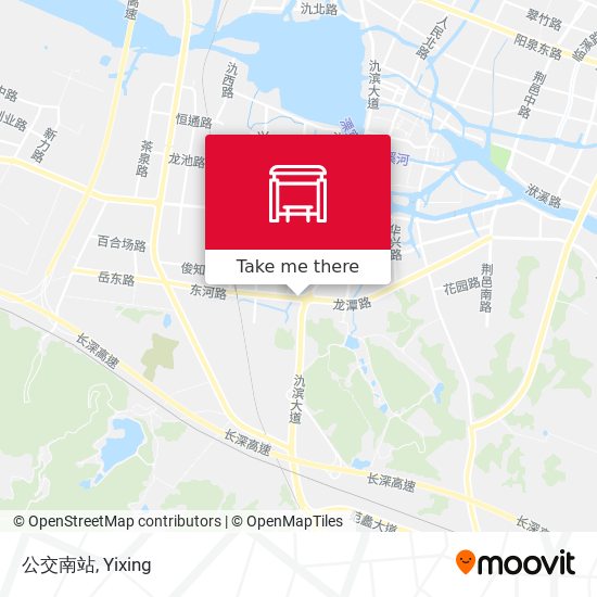 公交南站 map