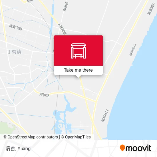 后窑 map