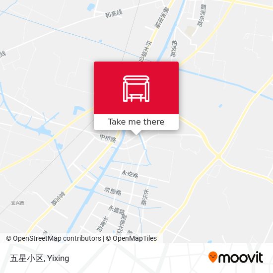 五星小区 map