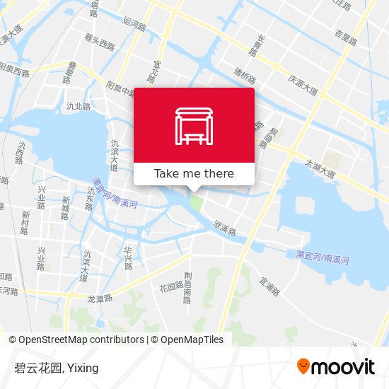 碧云花园 map