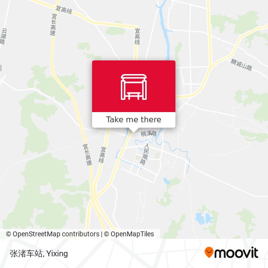 张渚车站 map