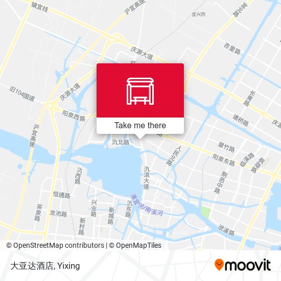 大亚达酒店 map