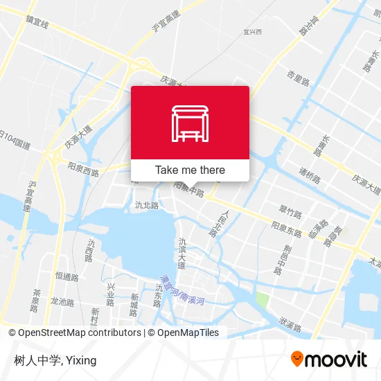 树人中学 map