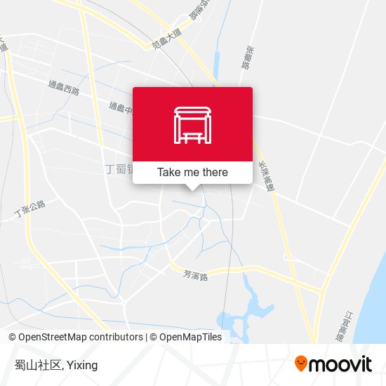 蜀山社区 map