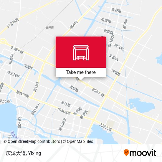 庆源大道 map