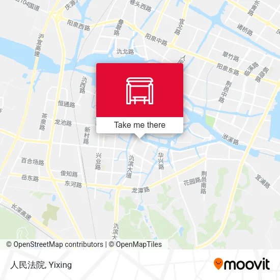 人民法院 map