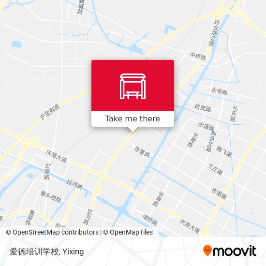 爱德培训学校 map