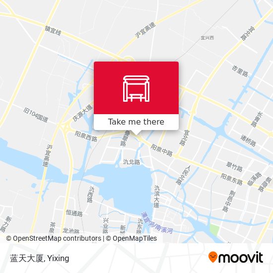 蓝天大厦 map