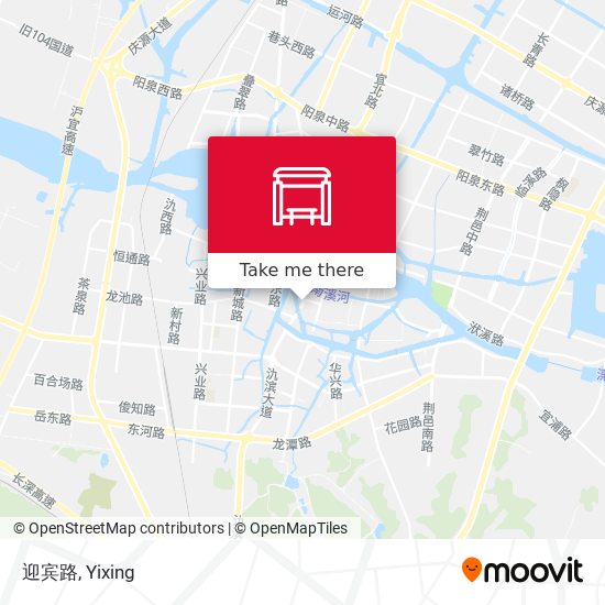 迎宾路 map
