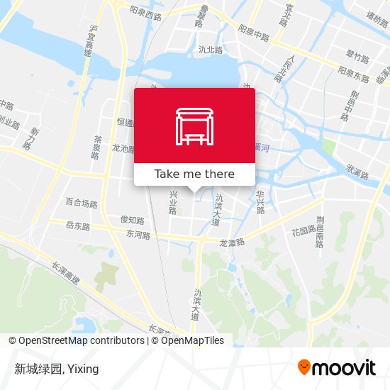 新城绿园 map