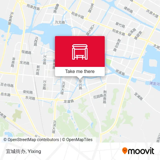 宜城街办 map