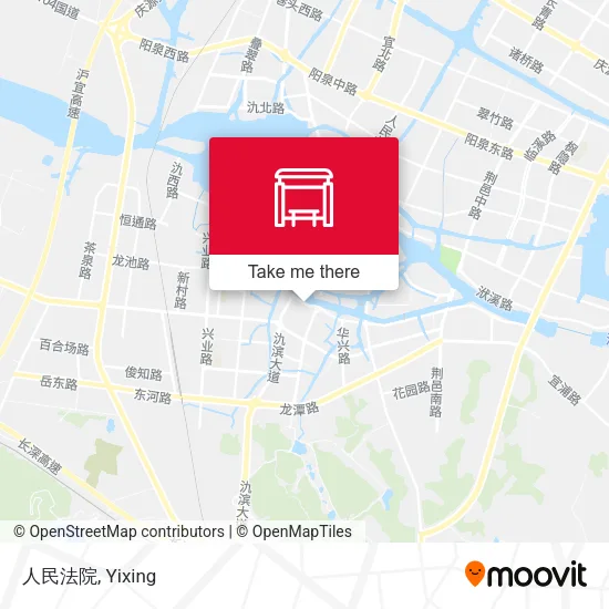 人民法院 map