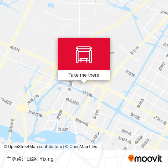 广源路汇源路 map